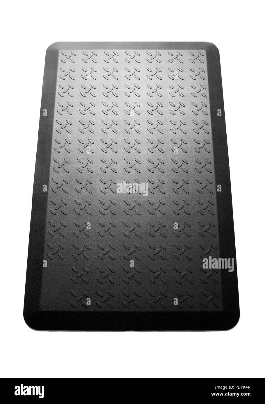 Nahaufnahme der schwarzen Matte. Hochauflösendes Foto. Stockfoto