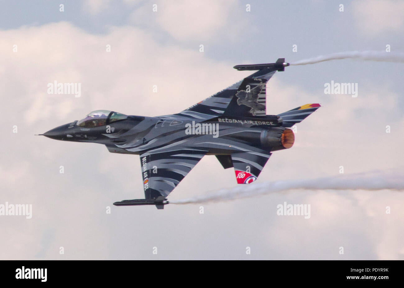 F-16 MLU Stockfoto