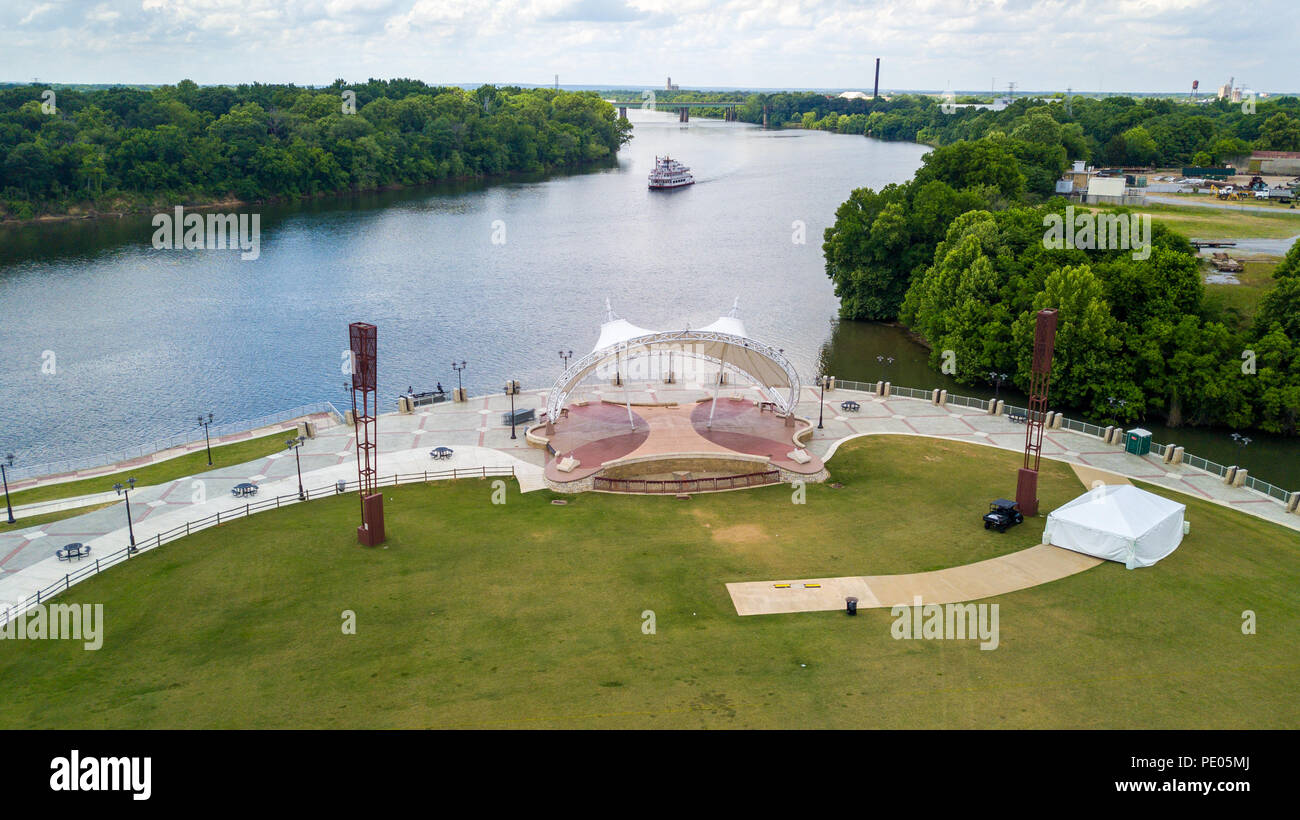Das Amphitheater im Riverside Park, Montgomery, Alabama, USA