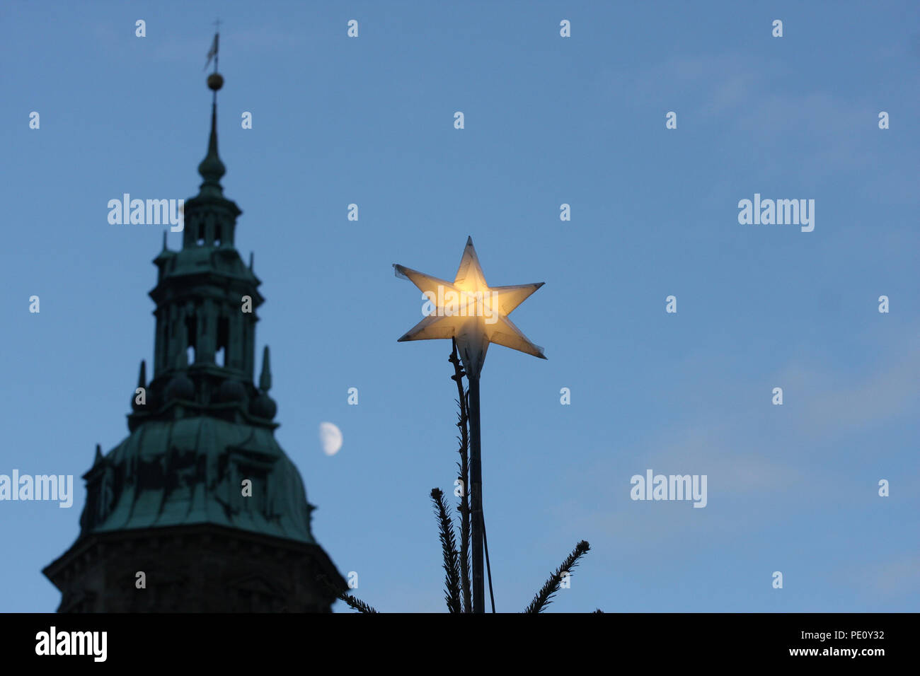 Schloss Kronborg in Helsingør, nördlich von Kopenhagen eines der schönsten Renaissanceschlösser Nordeuropas Stockfoto