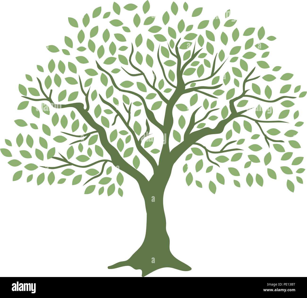 Baum Des Lebens Stock Vektorgrafik Alamy