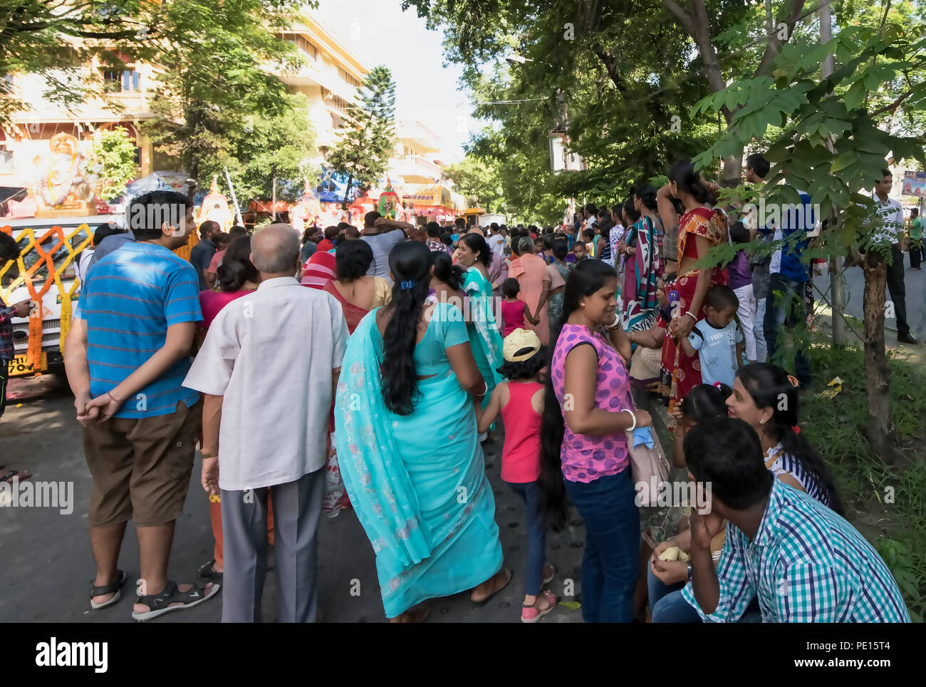 Urban, Salt Lake, Kolkata, Lord Jagannatha, Ratha Yatra, Anhänger zu montieren, für Frömmigkeit. Stockfoto Urban, Salt Lake, Kolkata, Lord Jagannatha, Ratha Yatra, Anhänger zu montieren, für Frömmigkeit. Stockfoto