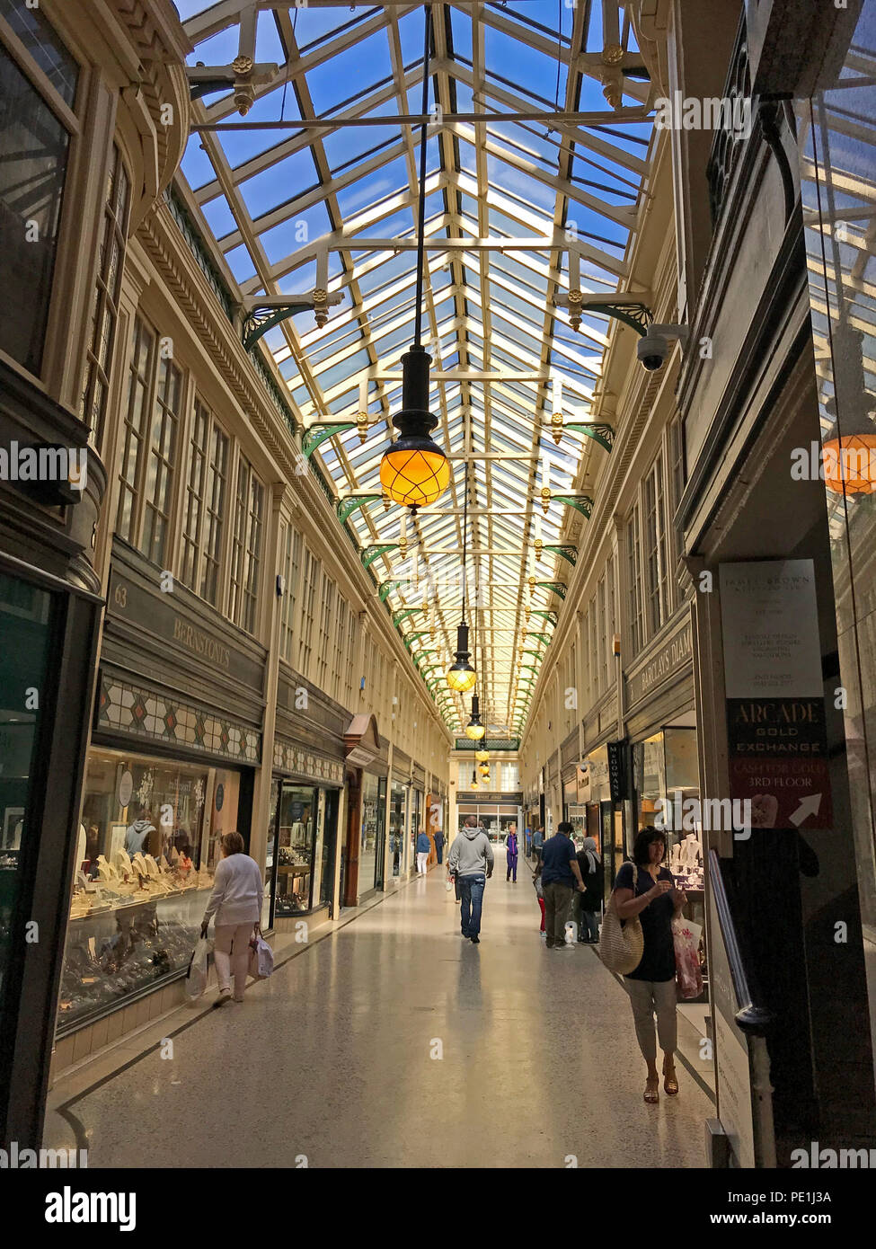Argyll Arcade, Argyll Street, Glasgow, Strathcylde, Schottland, Großbritannien Stockfoto