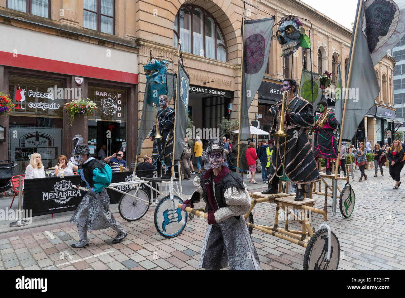 Merchant City Festival 2018, Glasgow, Schottland Großbritannien Stockfoto