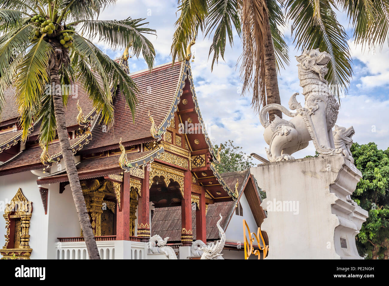Wat Chang Taem, Chiang Mai, Thailand Stockfoto