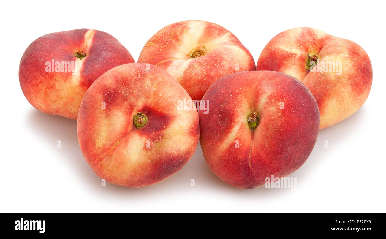 Saturn pfirsich Pfad isoliert Stockfoto