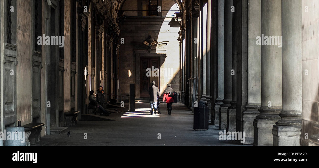 Florenz - 16. Februar: Uffizien, Florenz, Italien, Februar 16,2012. Stockfoto