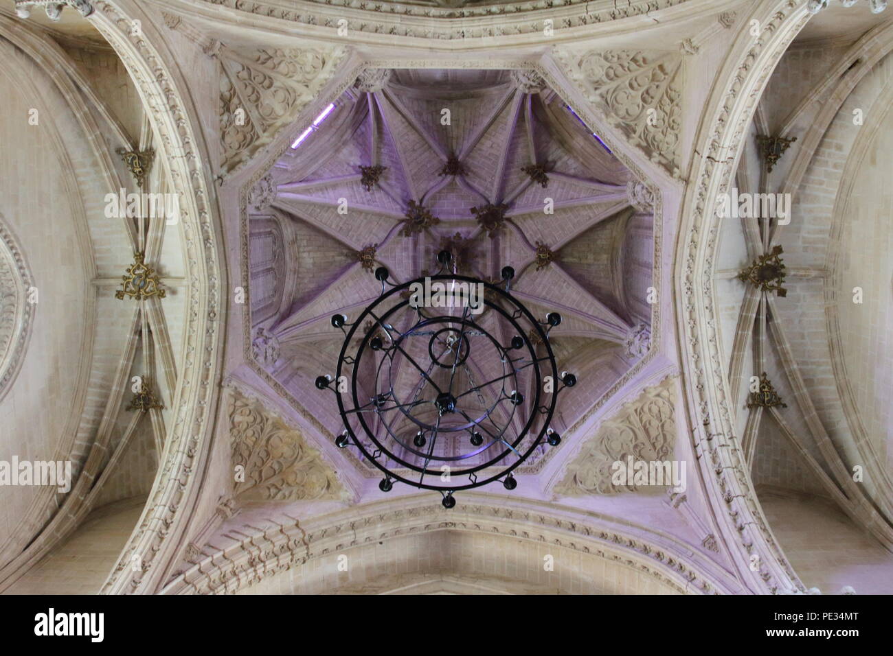 Interior Detail von San Juan de los Reyes, Toledo, Kloster. Spanien Stockfoto