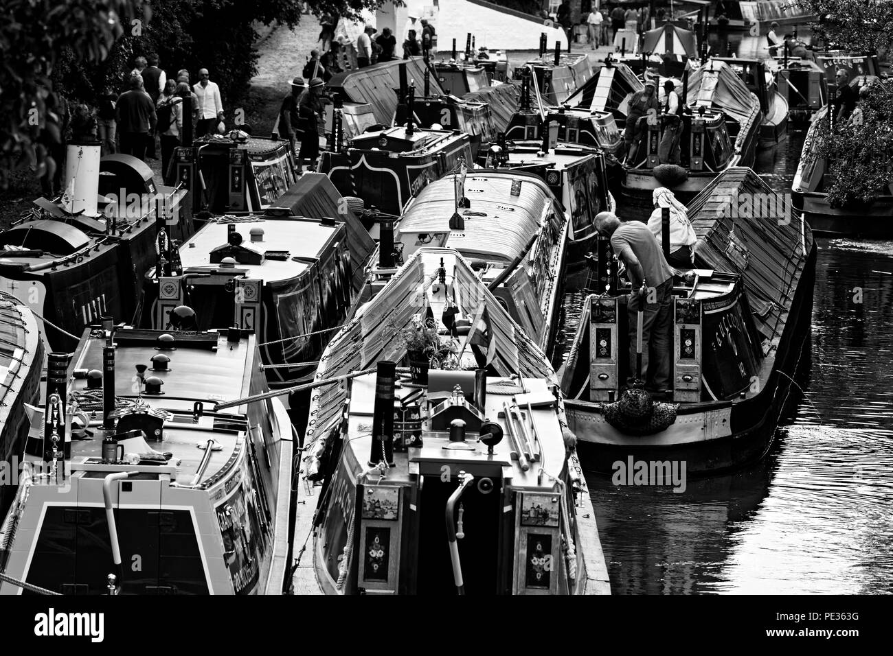 Braunston Historischen 15-04 Rally Stockfoto