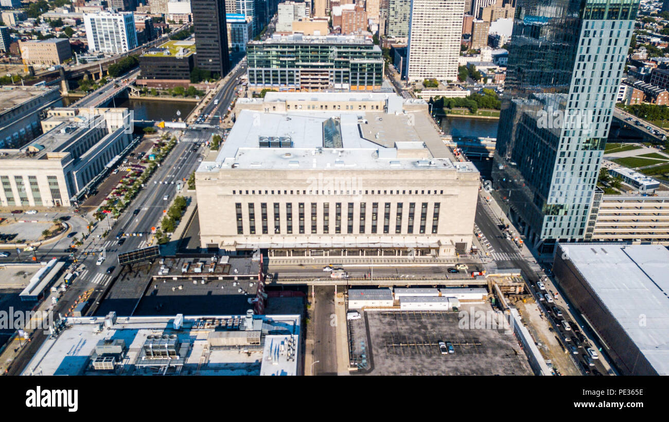 Internal Revenue Service, der ehemalige Philadelphia Main Post Office - 1935 erbaut, Philadelphia, PA Stockfoto
