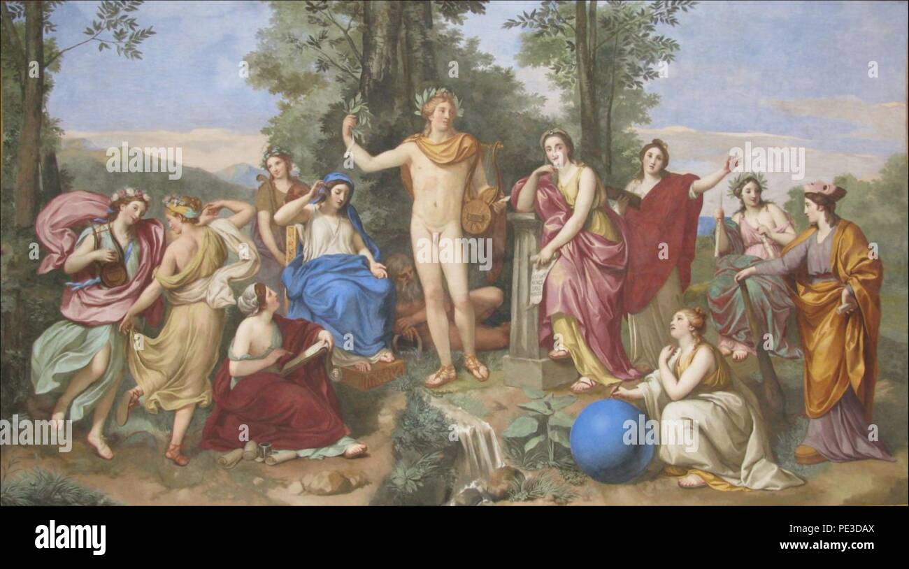 Anton Raphael Mengs - Parnassus (FondazioneTorlonia). Stockfoto