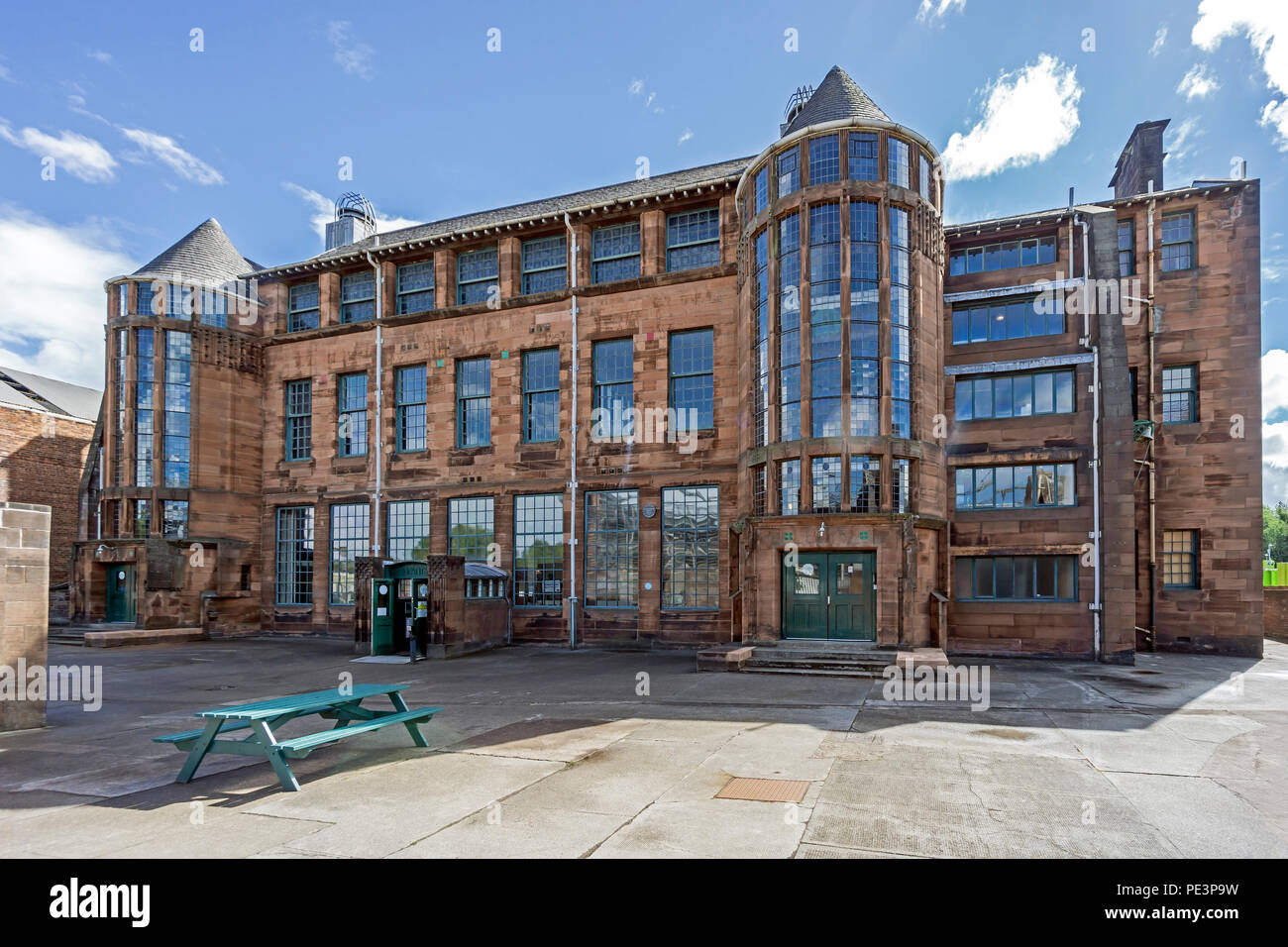 Front von Charles Rennie Mackintosh, Scotland Street School (heute Museum) in Schottland Street Glasgow Schottland Großbritannien Stockfoto