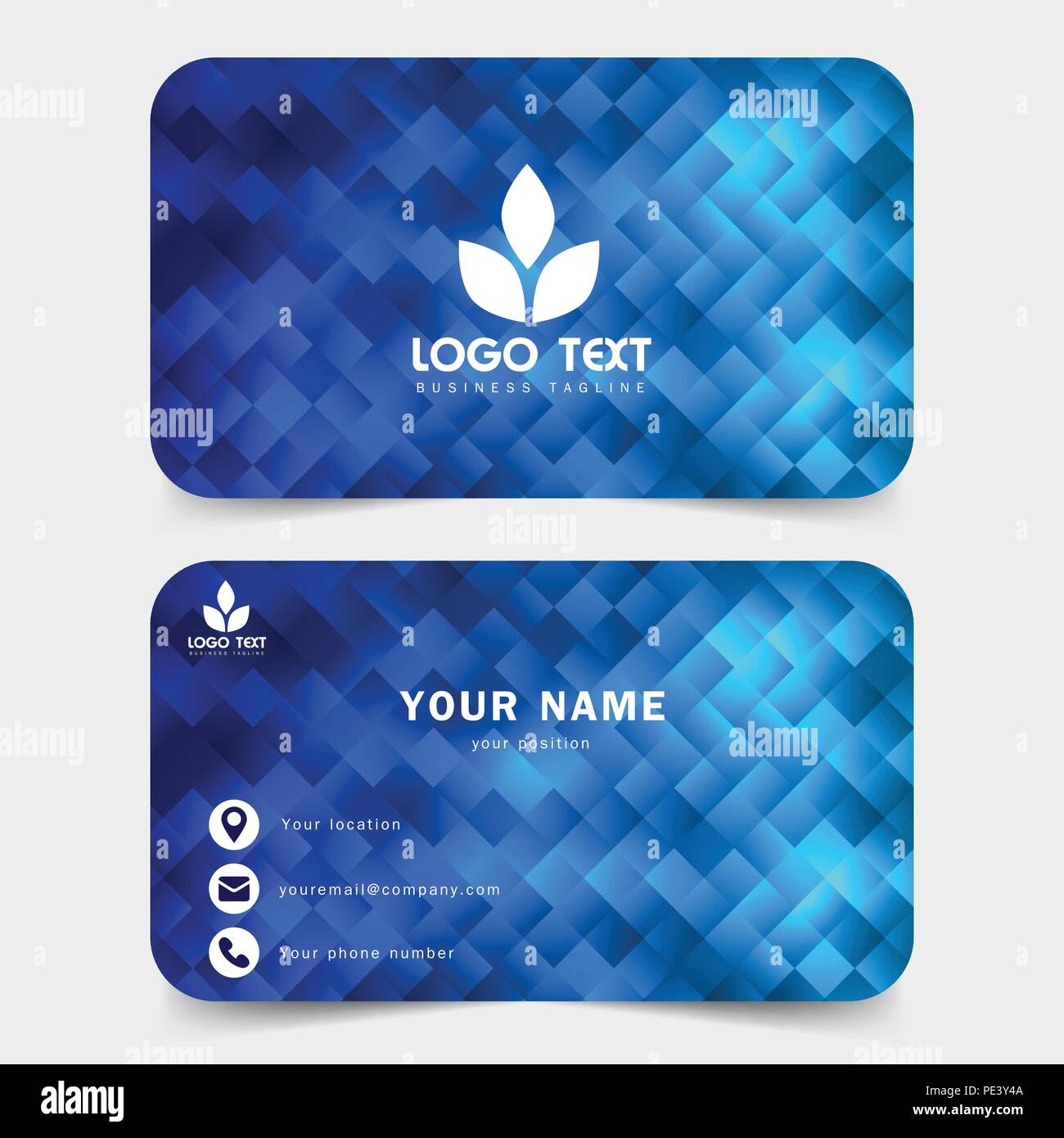 Premium spezielle Moderne Professional Business Card Stock Vektor