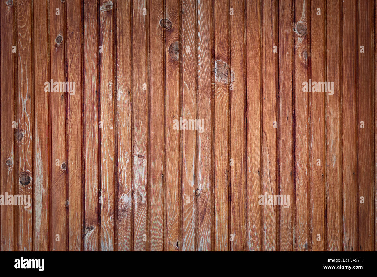 Große Braune laufbelag Wand Textur Hintergrund. Stockfoto