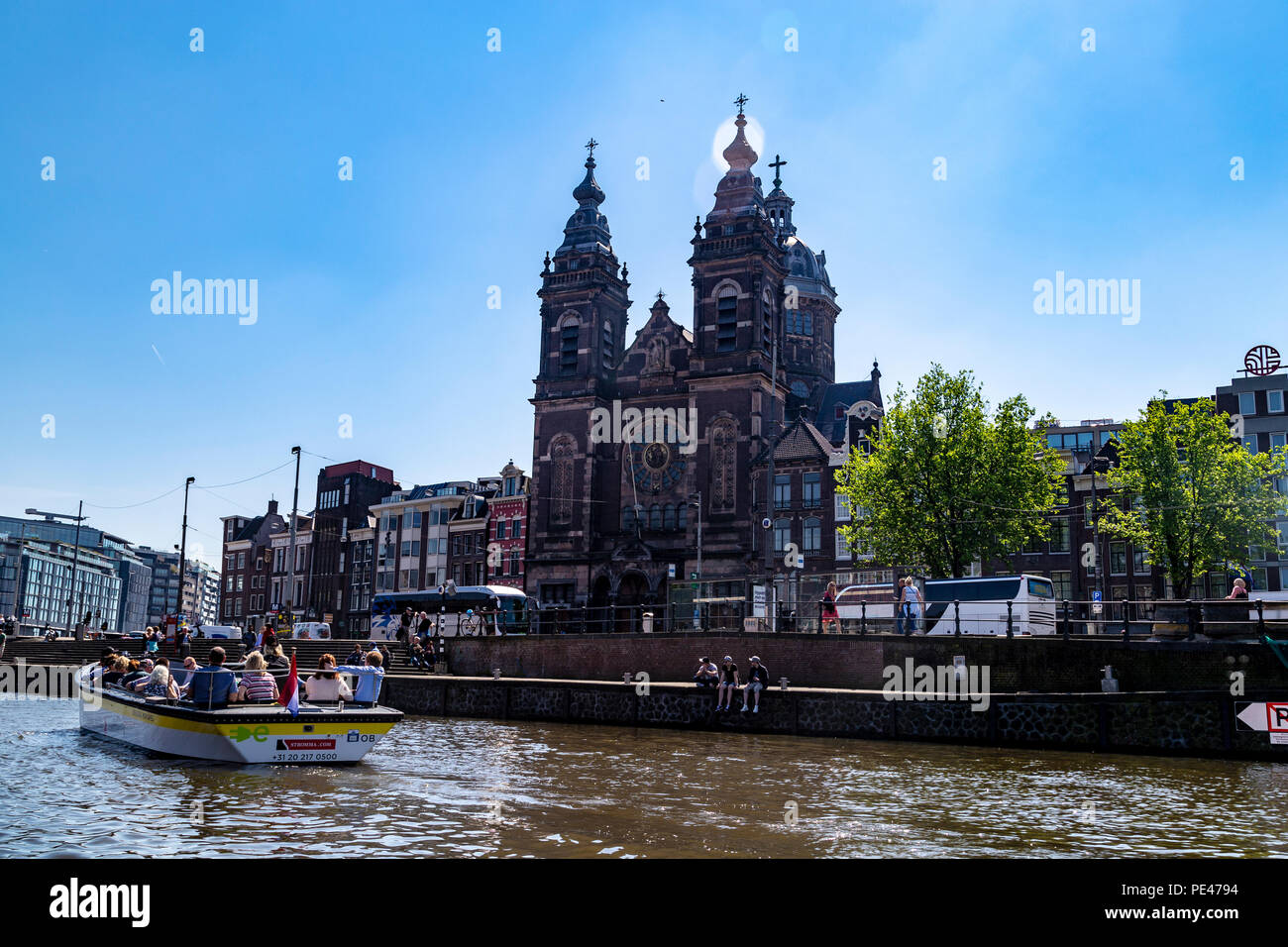 Kirche St. Nikolaus in Amsterdam, Niederlande Stockfoto