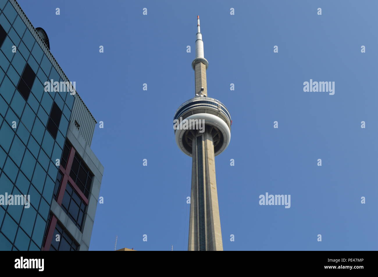 CN Tower in Toronto Ontario Kanada im Sommer Stockfoto