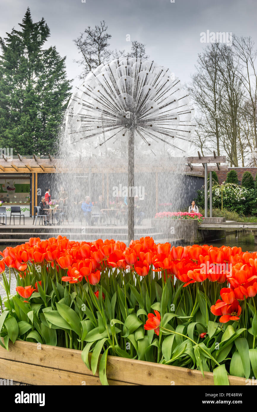 Keukenhof, Stationsweg, Lisse, Niederlande, Europa. Stockfoto