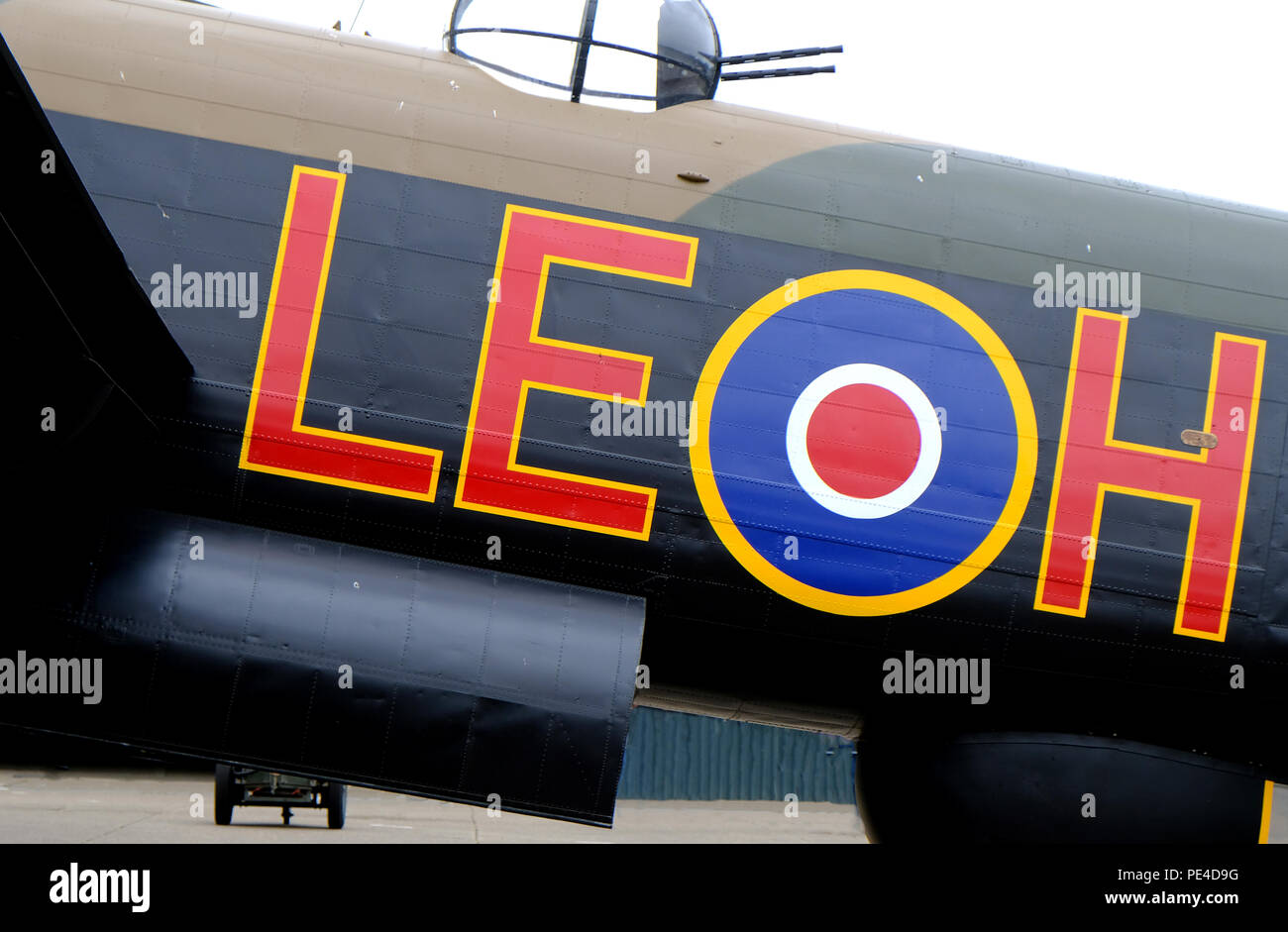 'Jane' Avro Lancaster - Weltkrieg 2 Britische schwere Bomber und einer von nur 3 Flugzeugen Stockfoto