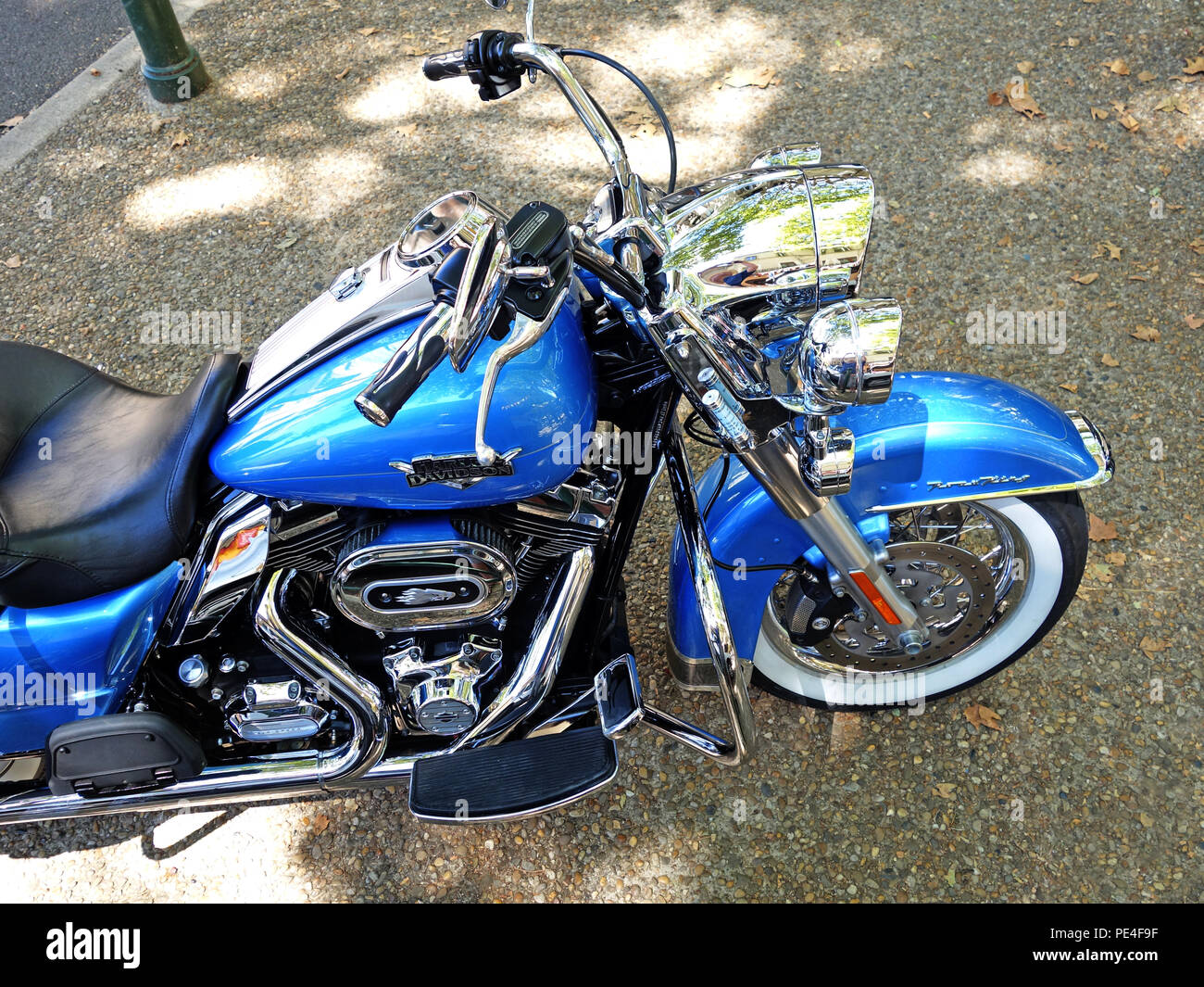 Harley-Davidson FLHRC Road King Motorrad Stockfoto