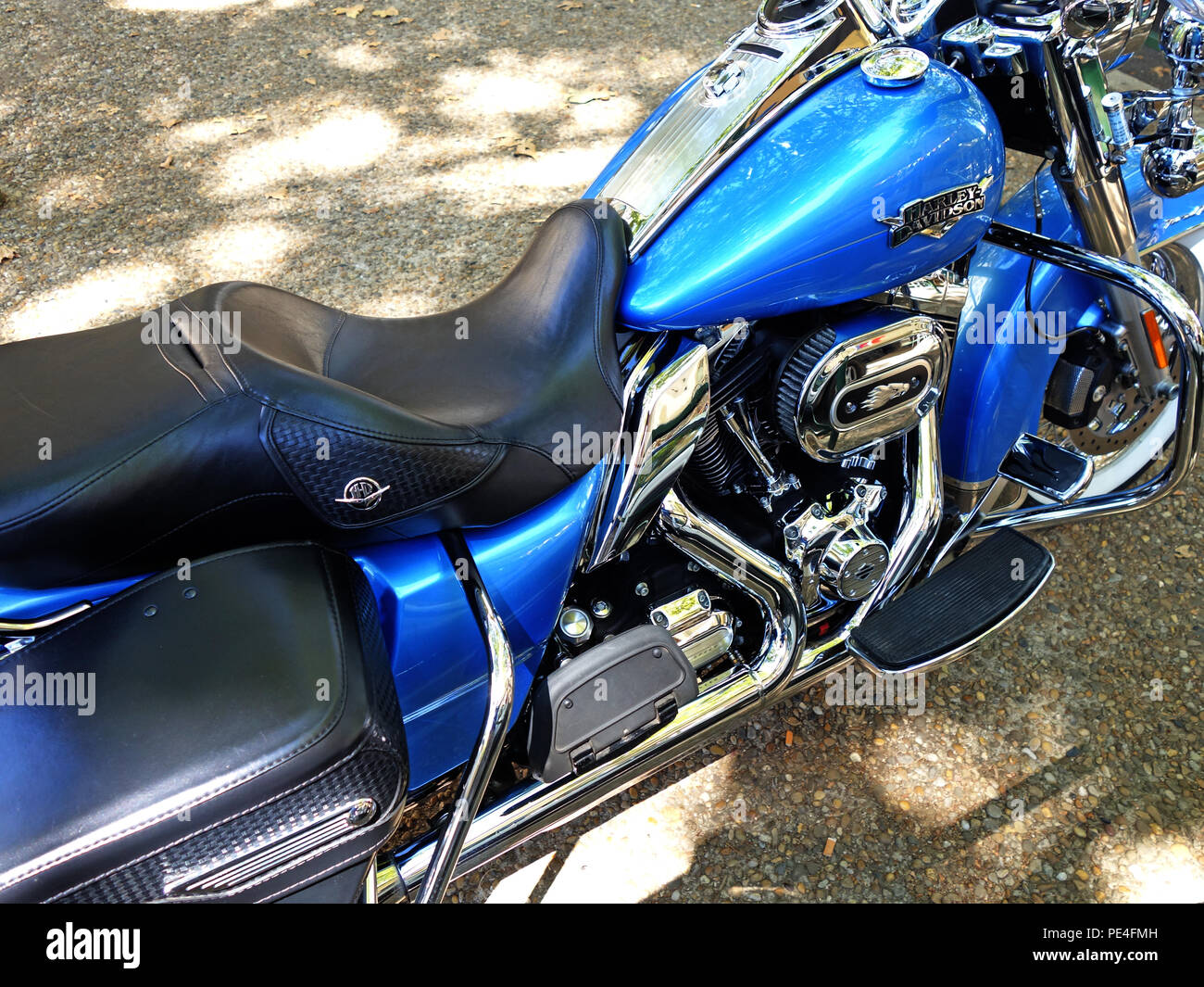 Harley-Davidson FLHRC Road King Motorrad Stockfoto