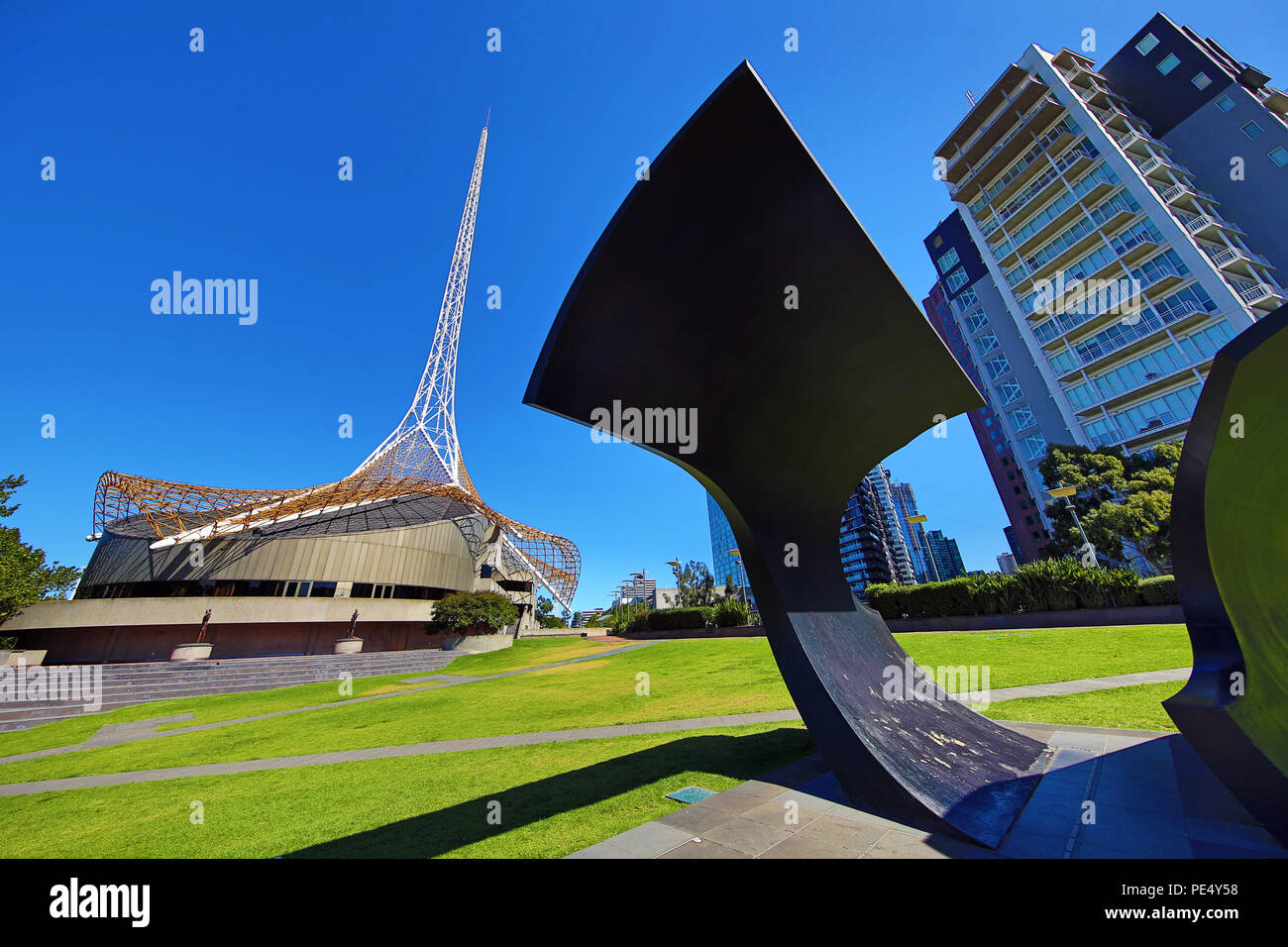 Turm der Victorian Arts Centre, Melbourne, Victoria, Australien Stockfoto