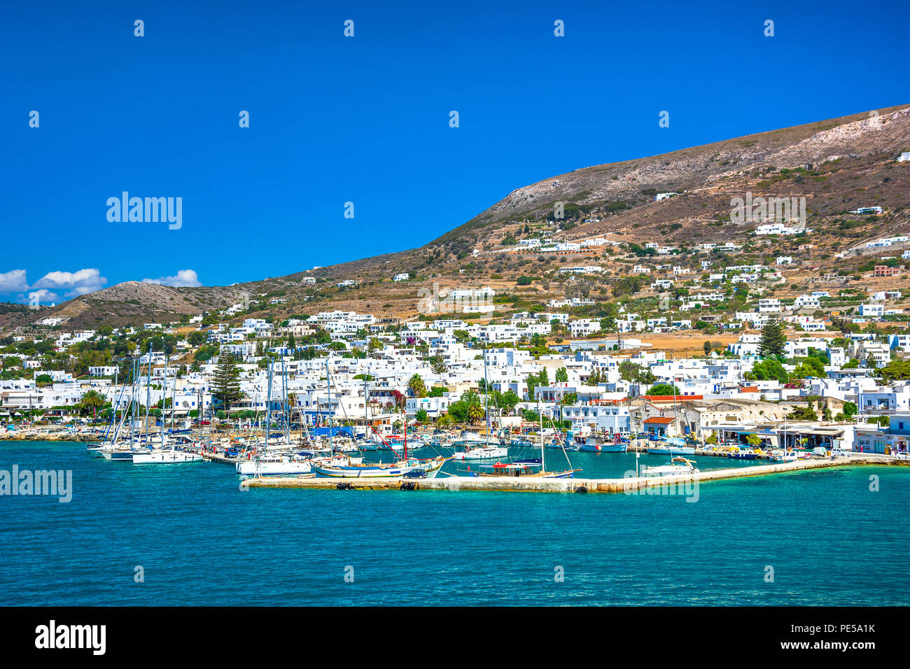 Insel Paros, Kykladen, Griechenland. Stockfoto