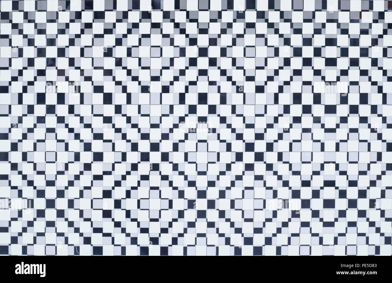 Abstrakte white checker Karierter Hintergrund, Textur. Stockfoto