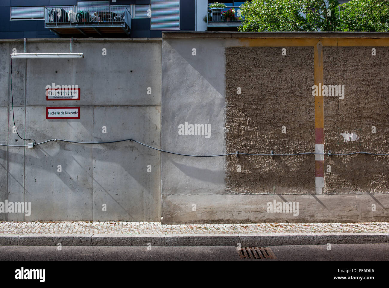 Berlin Deutschland 10 Aug 2018 Die Berliner Mauer Trennt Den