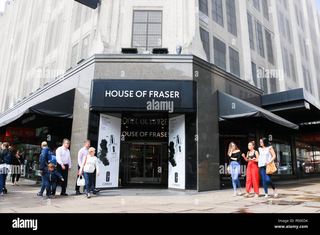 London Gro britannien. House of Fraser Flaggschiff in der Oxford