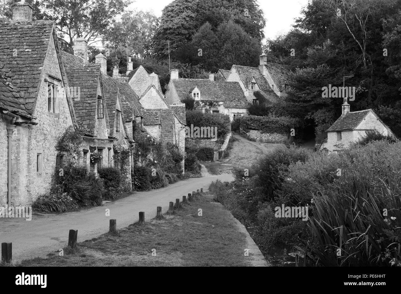 Arlington, 2. Sitzreihe, Bibury, Cotsolds Stockfoto