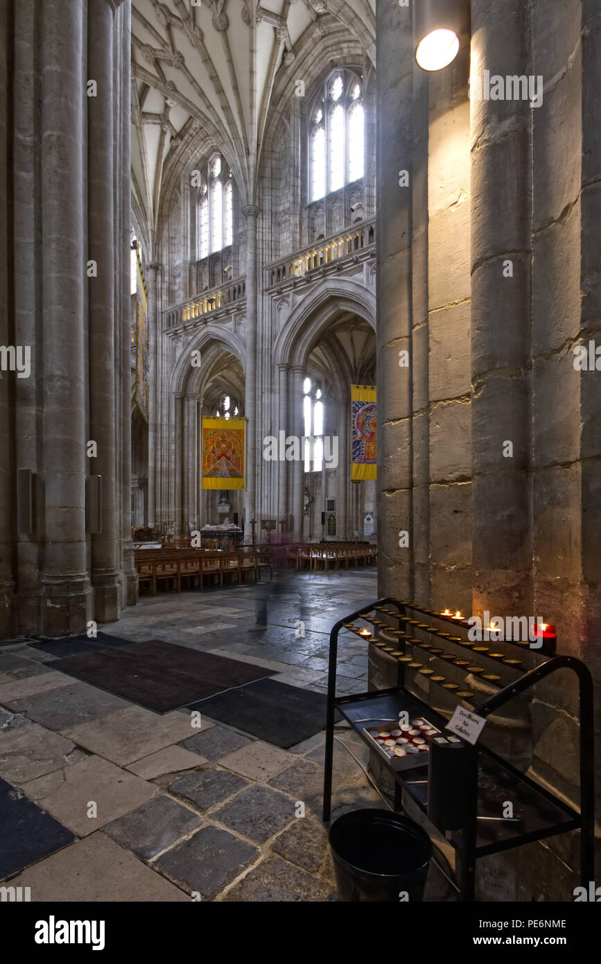 Winchester Cathedral; Winchester; Visit Britain; VisitEngland; Architektur; sakrale Architektur; Stockfoto