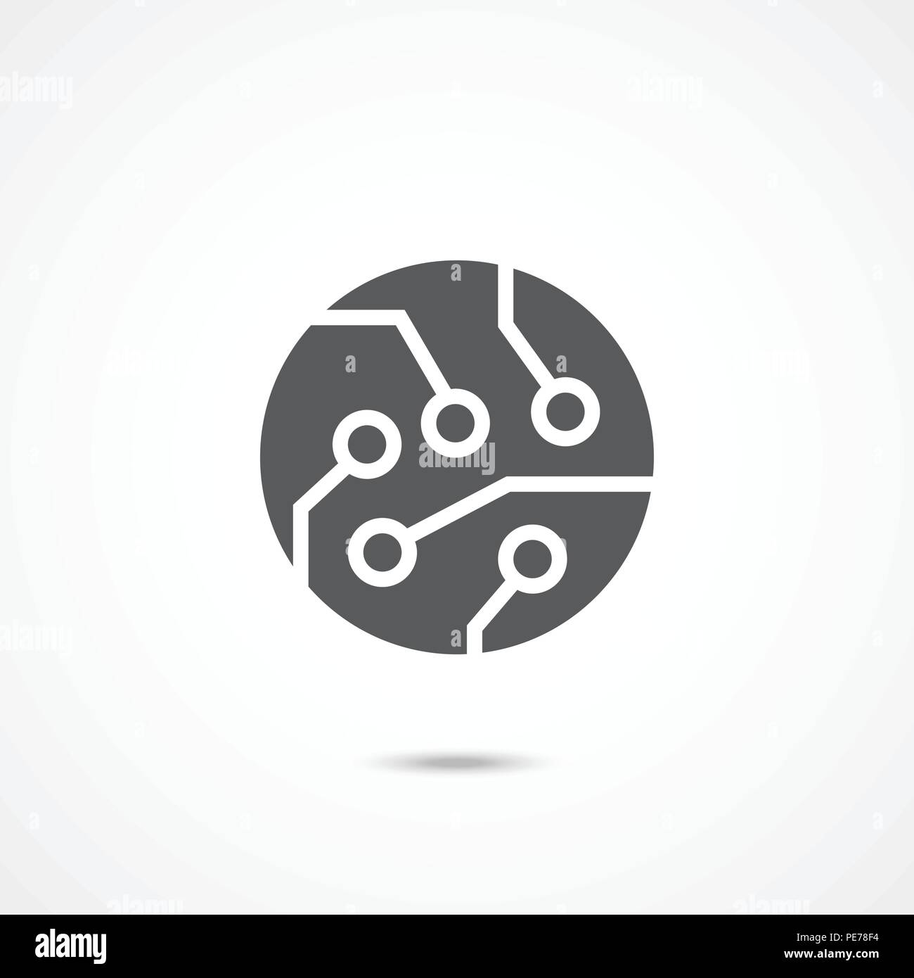 Technologie Vektor icon Stock Vektor