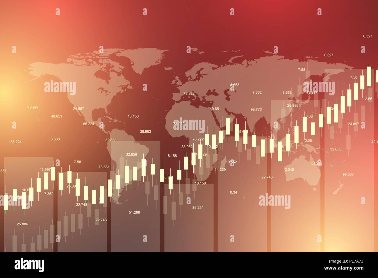 Borse Oder Forex Trading Grafik Geeignet Fur Finanzielle - 