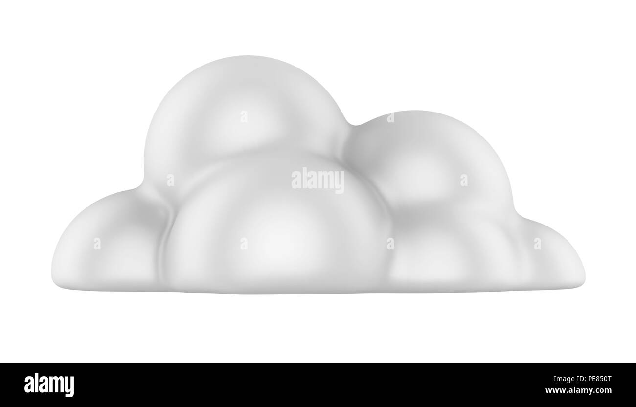 Wetter Symbol Cloud Stockfoto