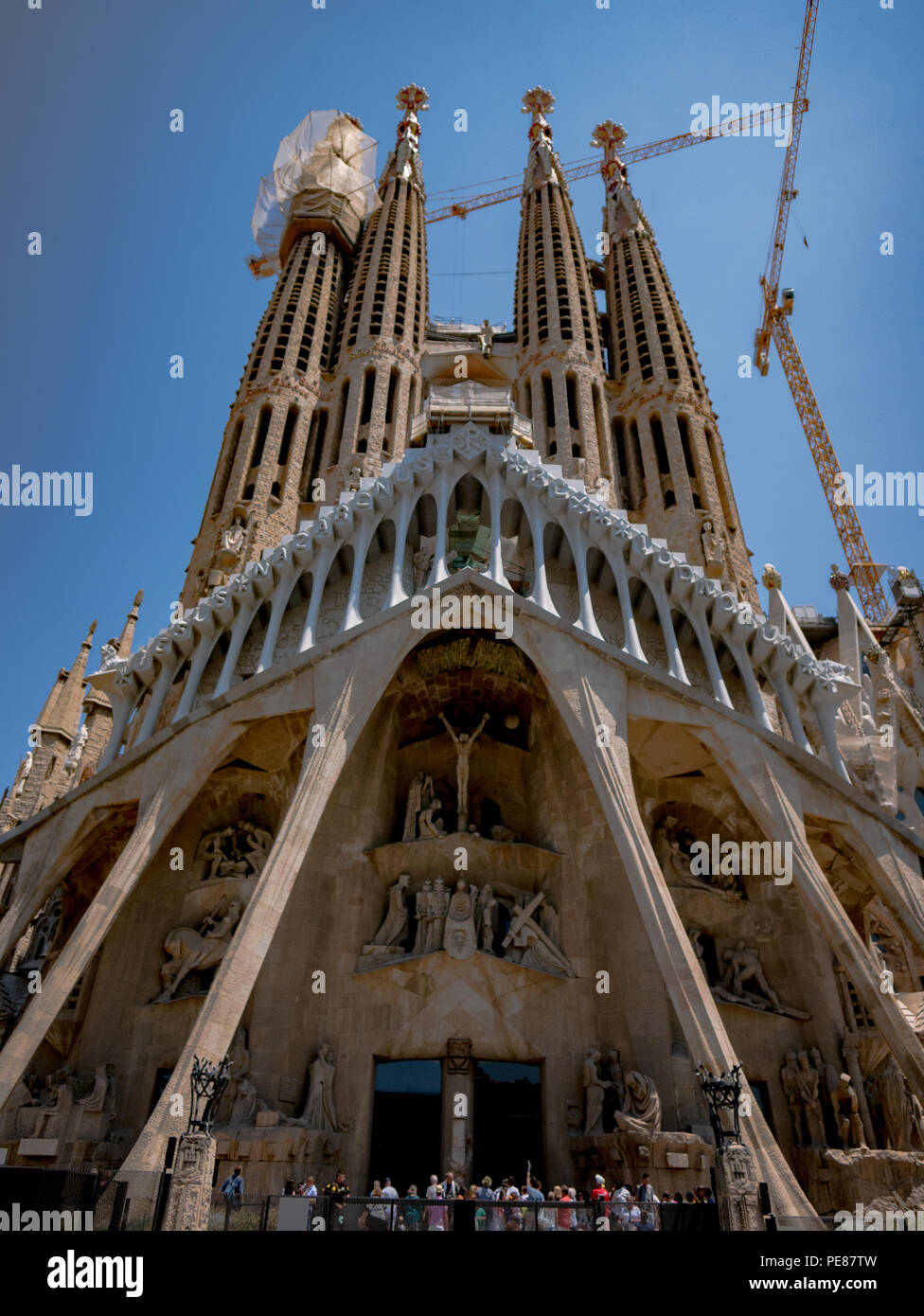 La Sagrada Familia, Barcelona Stockfoto
