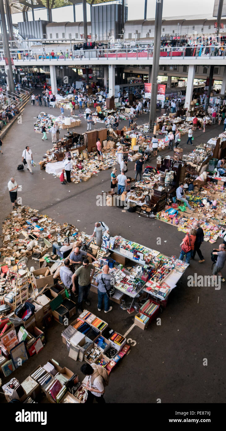 Mercat Fira de Bellcaire Els Encants Stockfoto