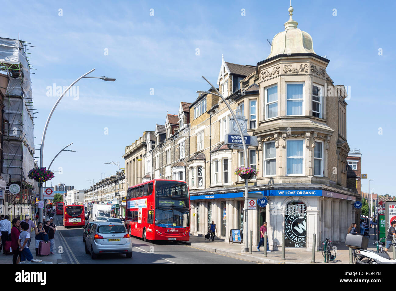 Cranbrook Road, Ilford, London Borough von Redbridge, Greater London, England, Vereinigtes Königreich Stockfoto