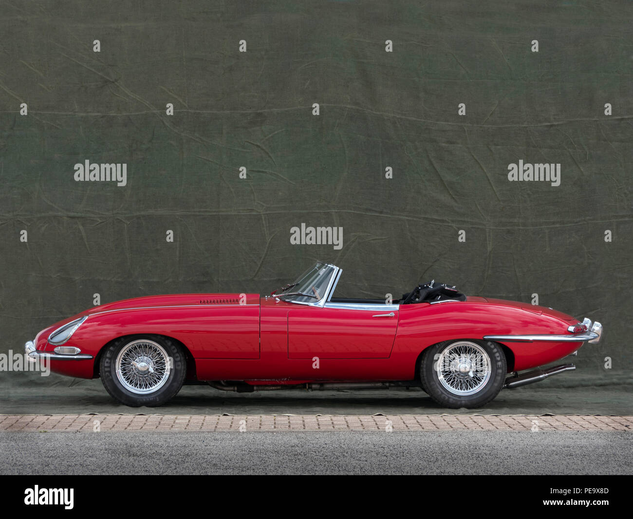 1964 Jaguar E-Type Serie 1 3.8 Cabrio Stockfoto