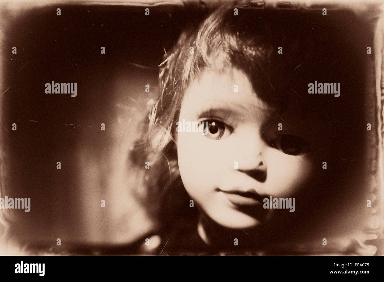 Alptraum Puppe Stockfoto