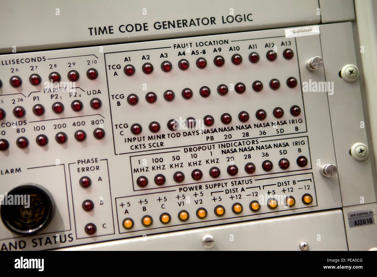 Vintage time code generator Maschine - USA Stockfoto