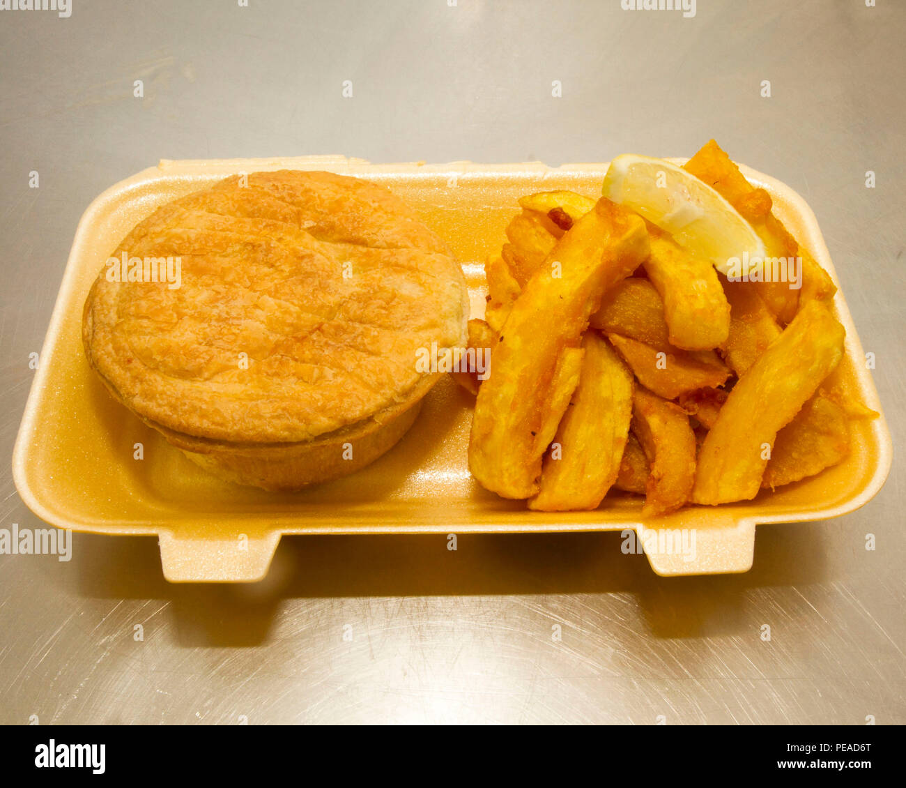 Traditionelle CHIP SHOP Stockfoto