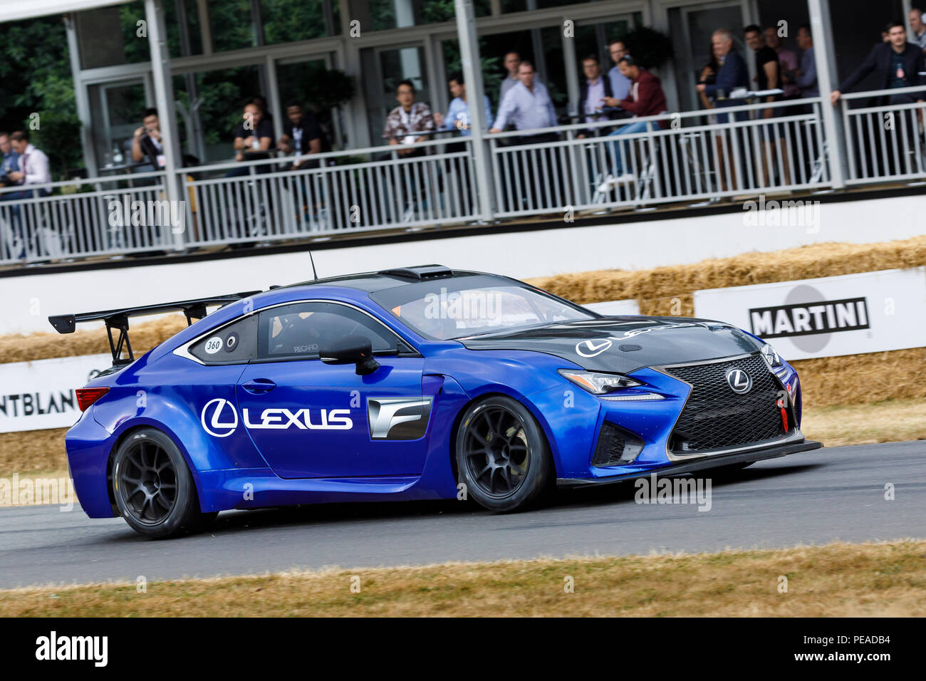 2018 Lexus RC-F Am Goodwood Festival 2018 von Geschwindigkeit, Sussex, UK. Stockfoto