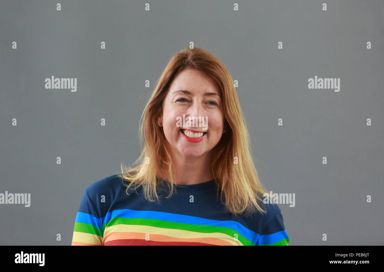 Edinburgh, Schottland. UK. 13. August 2018. Edinburgh International Book Festival. Bild: Jenny Colgan. Edinburgh. Pako Mera/Alamy Leben Nachrichten. Stockfoto