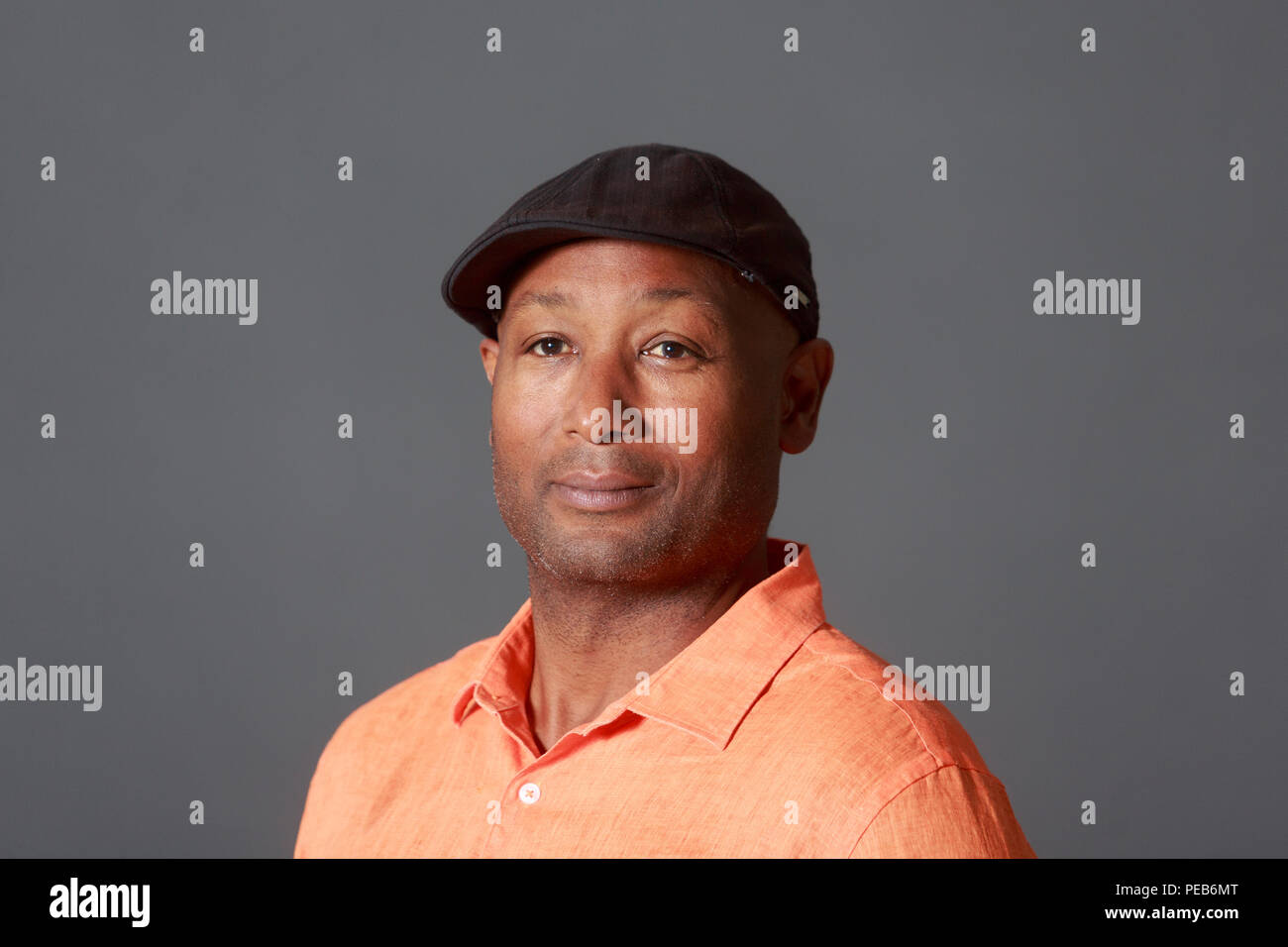 Edinburgh, Schottland. UK. 13. August 2018. Edinburgh International Book Festival. Bild: T-Geronimo Johnson. Edinburgh. Pako Mera/Alamy Leben Nachrichten. Stockfoto