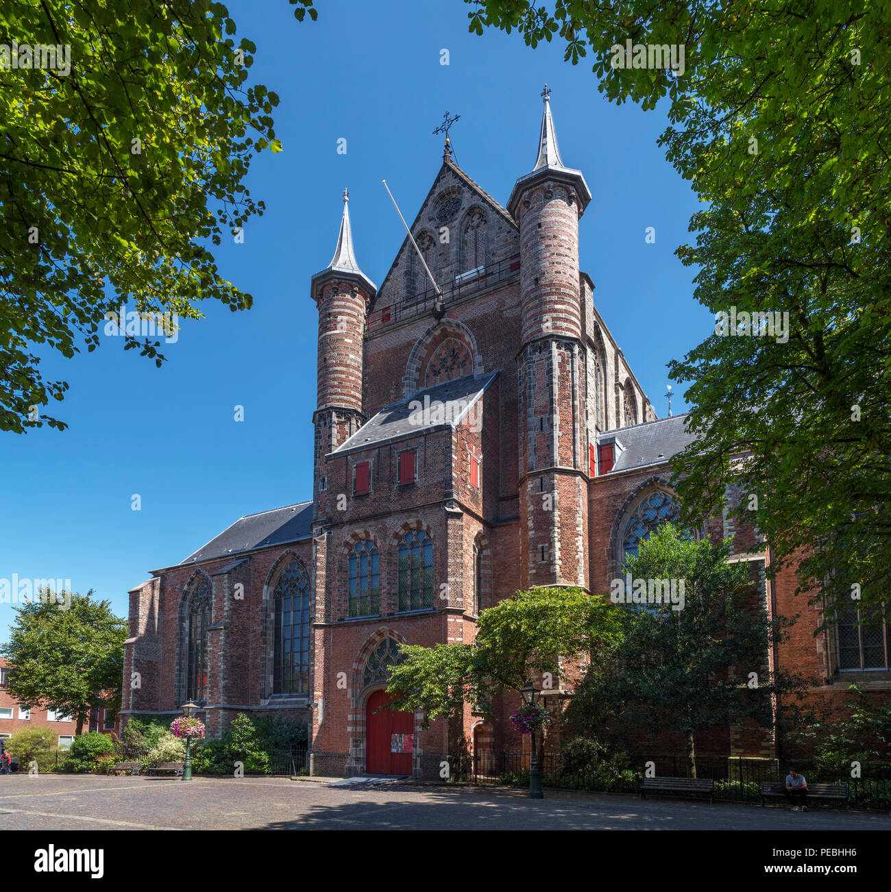 Pieterskerk, Leiden, Zuid-Holland (Südholland), Niederlande Stockfoto