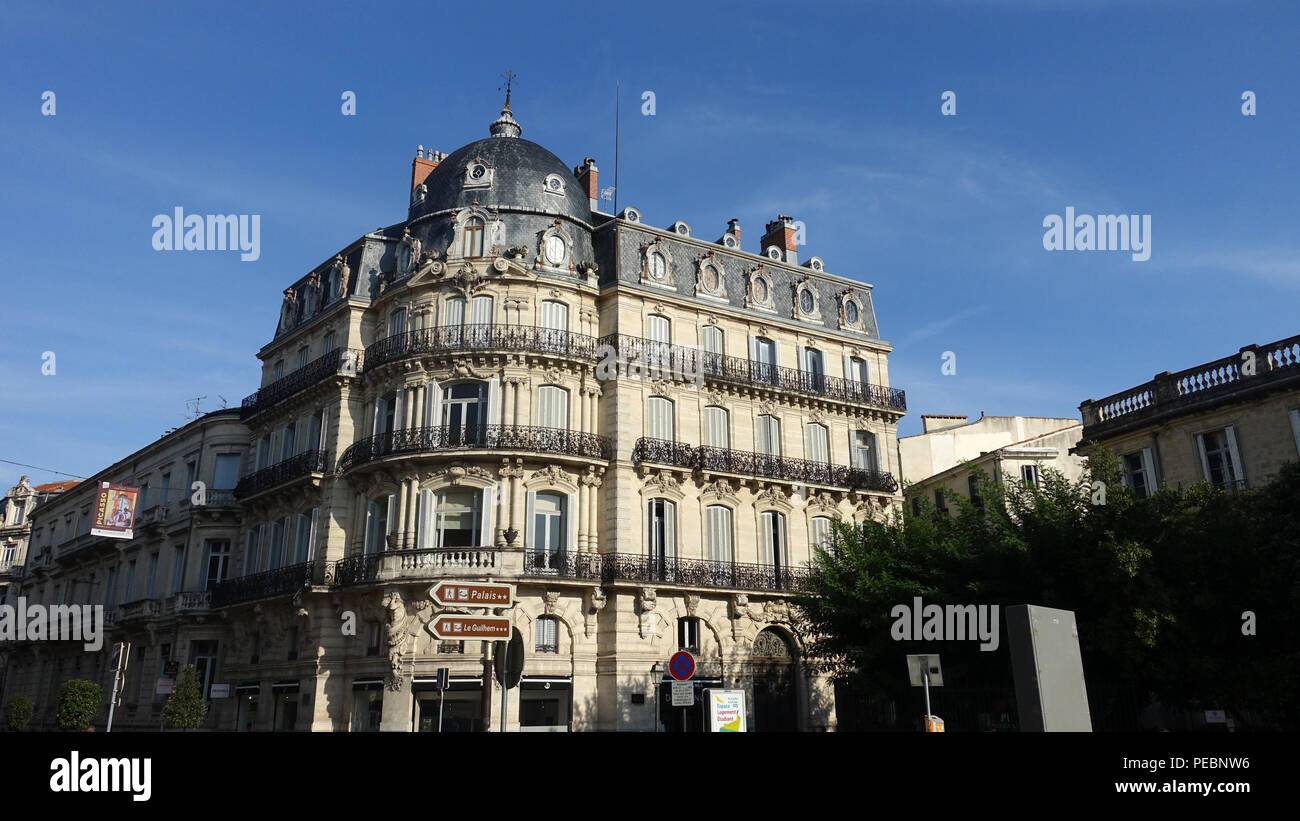 Comedy Square Montpellier, Languedoc-Roussillon, Frankreich Stockfoto
