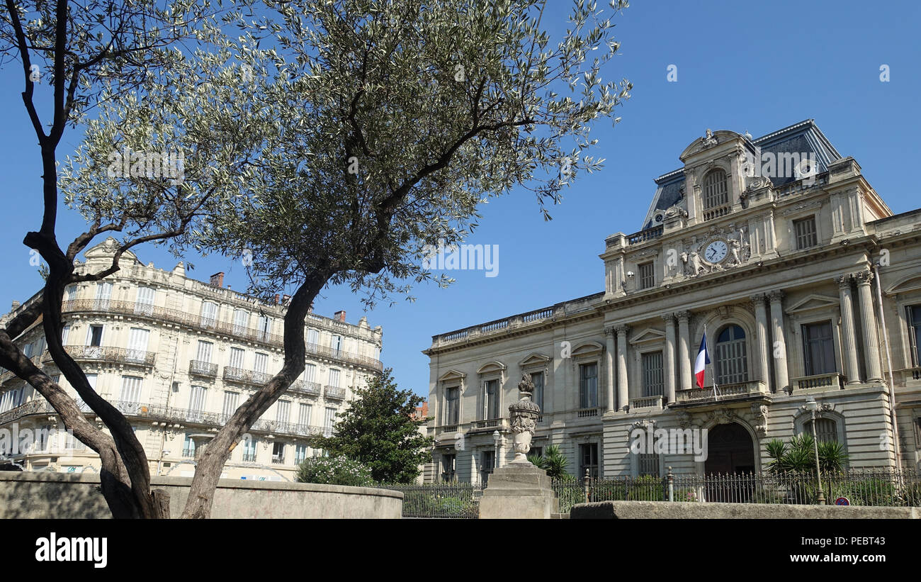 Präfektur in Montpellier, Languedoc-Roussillon, Frankreich Stockfoto