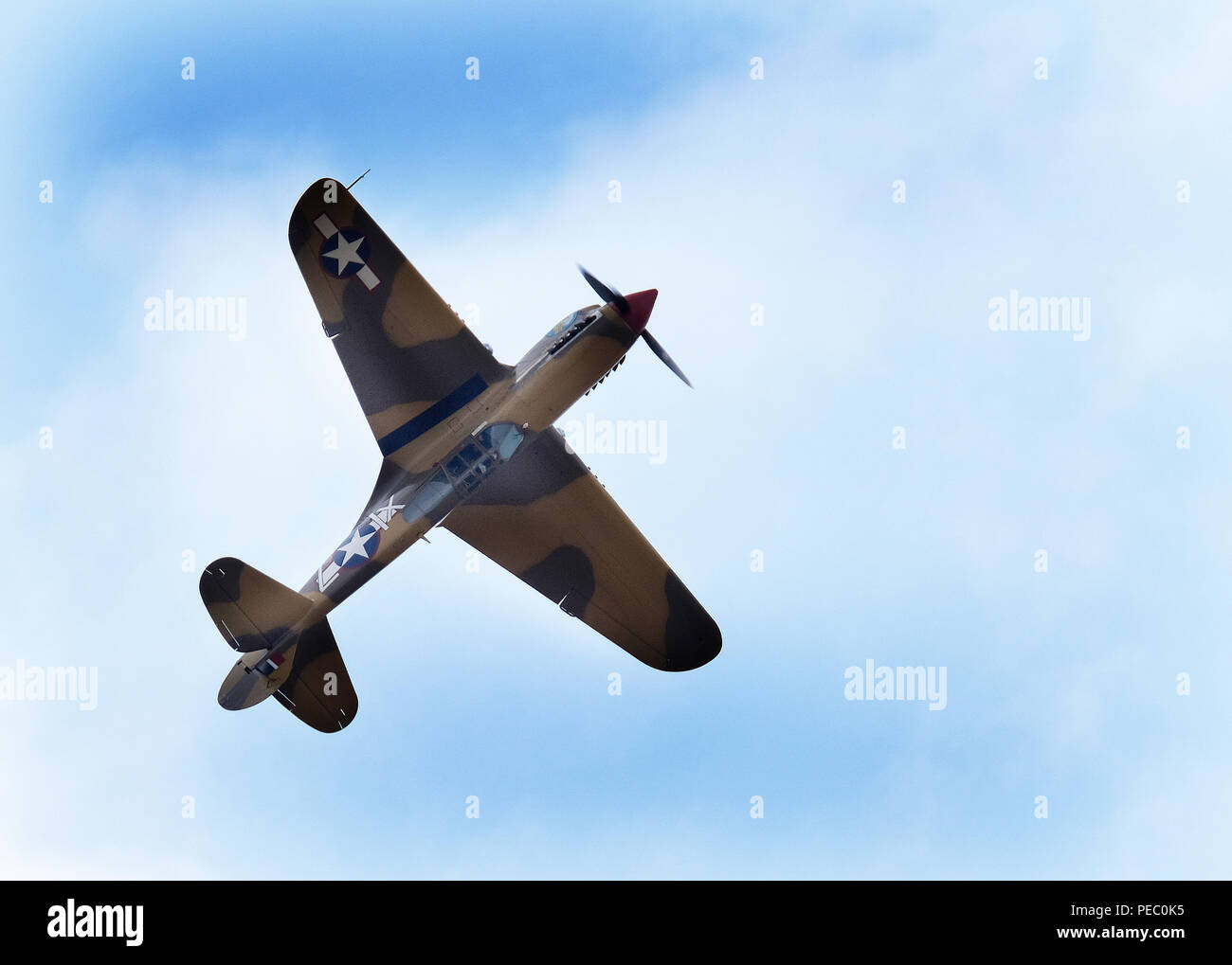 Der curtiss p 40 warhawk war ein amerikanischer einmotoriger -Fotos und ...