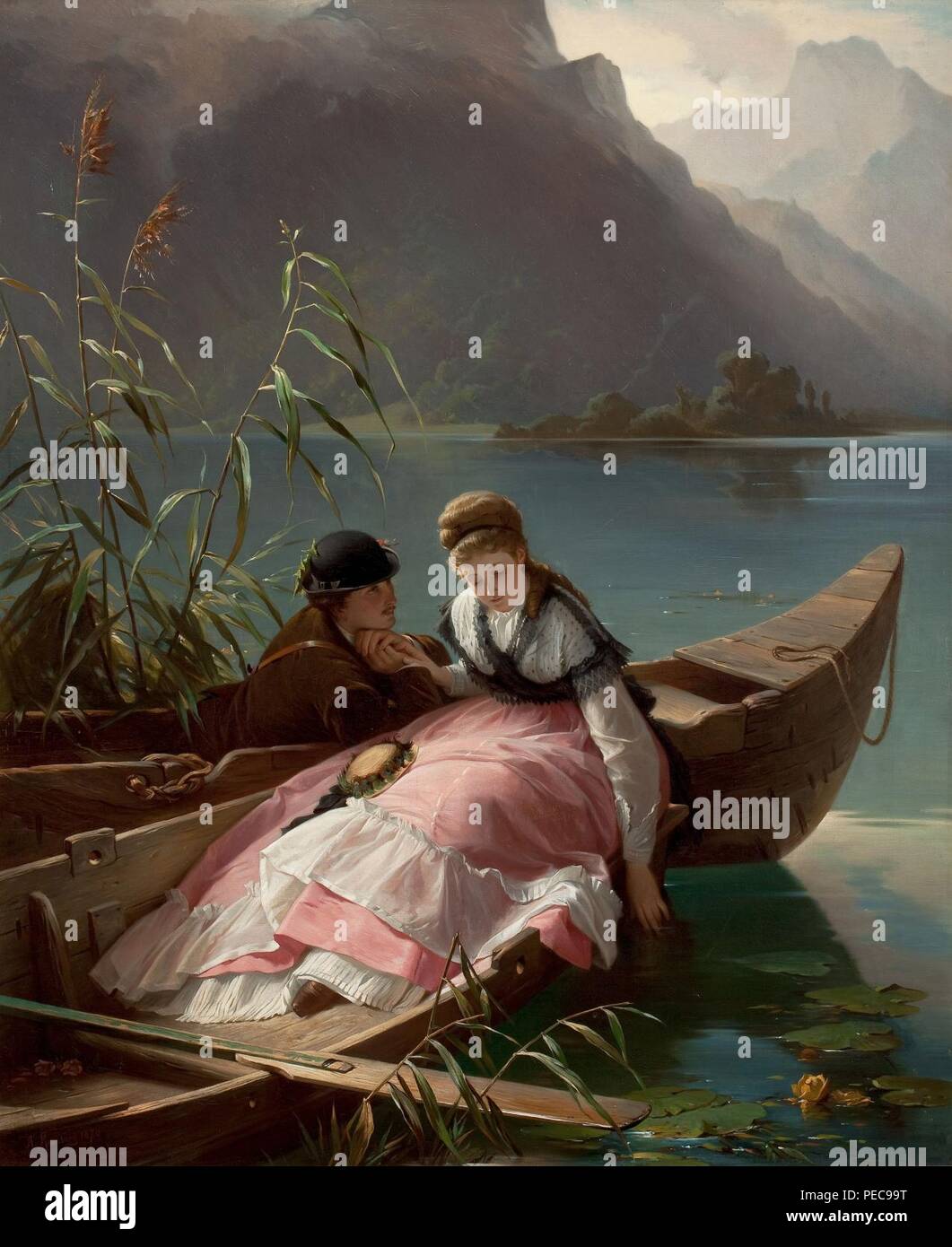 Arthur Georg von Ramberg - Rendevous. Stockfoto