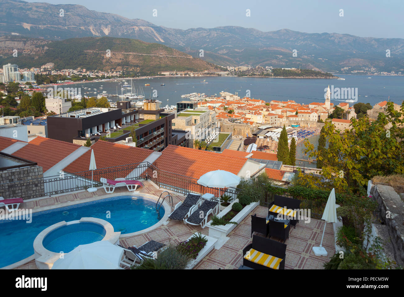 Altstadt, Budva, Montenegro Stockfoto